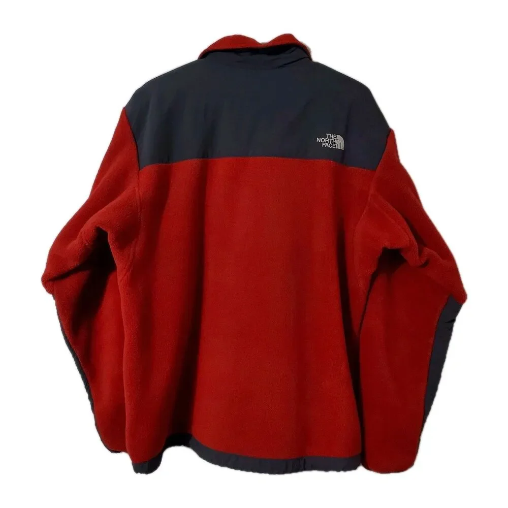 Vintage The North Face Retro Denali Jacket Mens Medium Red & Gray